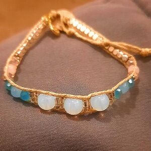 Lotus and Luna bracelet